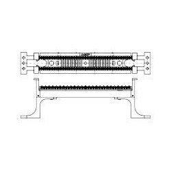 Commscope 558841-1 | 110Connect XC System Cross-Connect Wiring Block with Legs, category 5e, 110 punchdown, 50-pair
