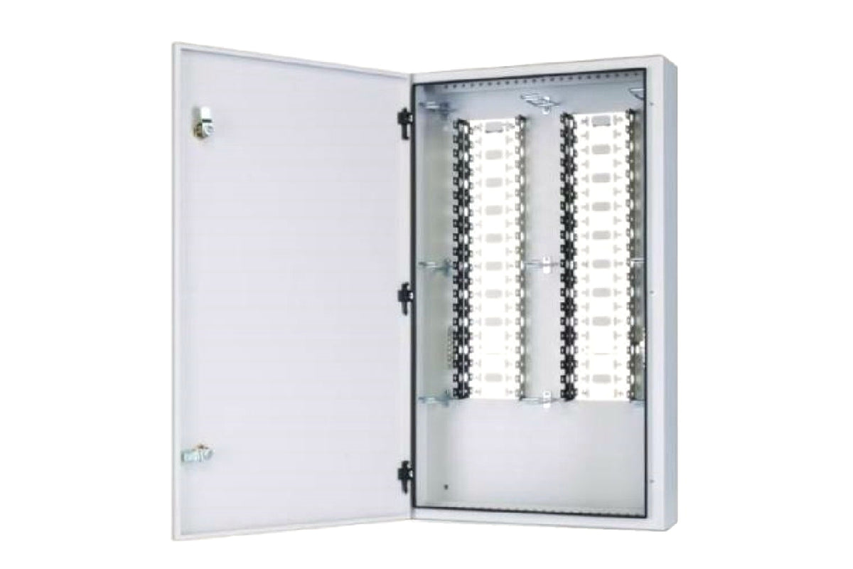 Commscope 6428 2 419-00 Indoor Distribution Box, 425x700x115mm, 2x20 Positionsteel, Grey Ral 7032