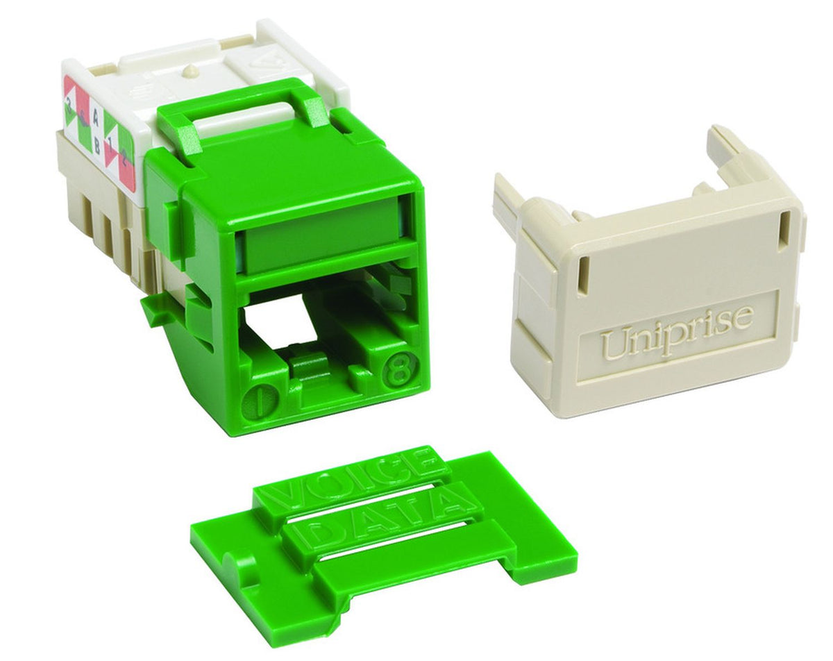CommScope 760149963 | M-Series Modular Jack, RJ45, Cat6A Unshielded, Green