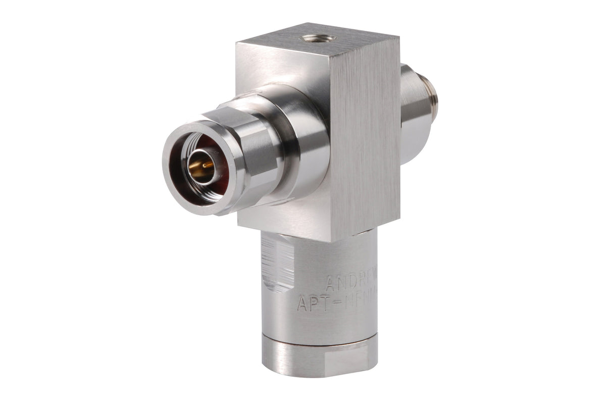 CommScope APT-NFNM-DB | Arrestor Plus Dual Band Quarterwave Surge Arrestor (T-shaped, Cylindrical), 806–2170 MHz, with interface types N Female and N Male