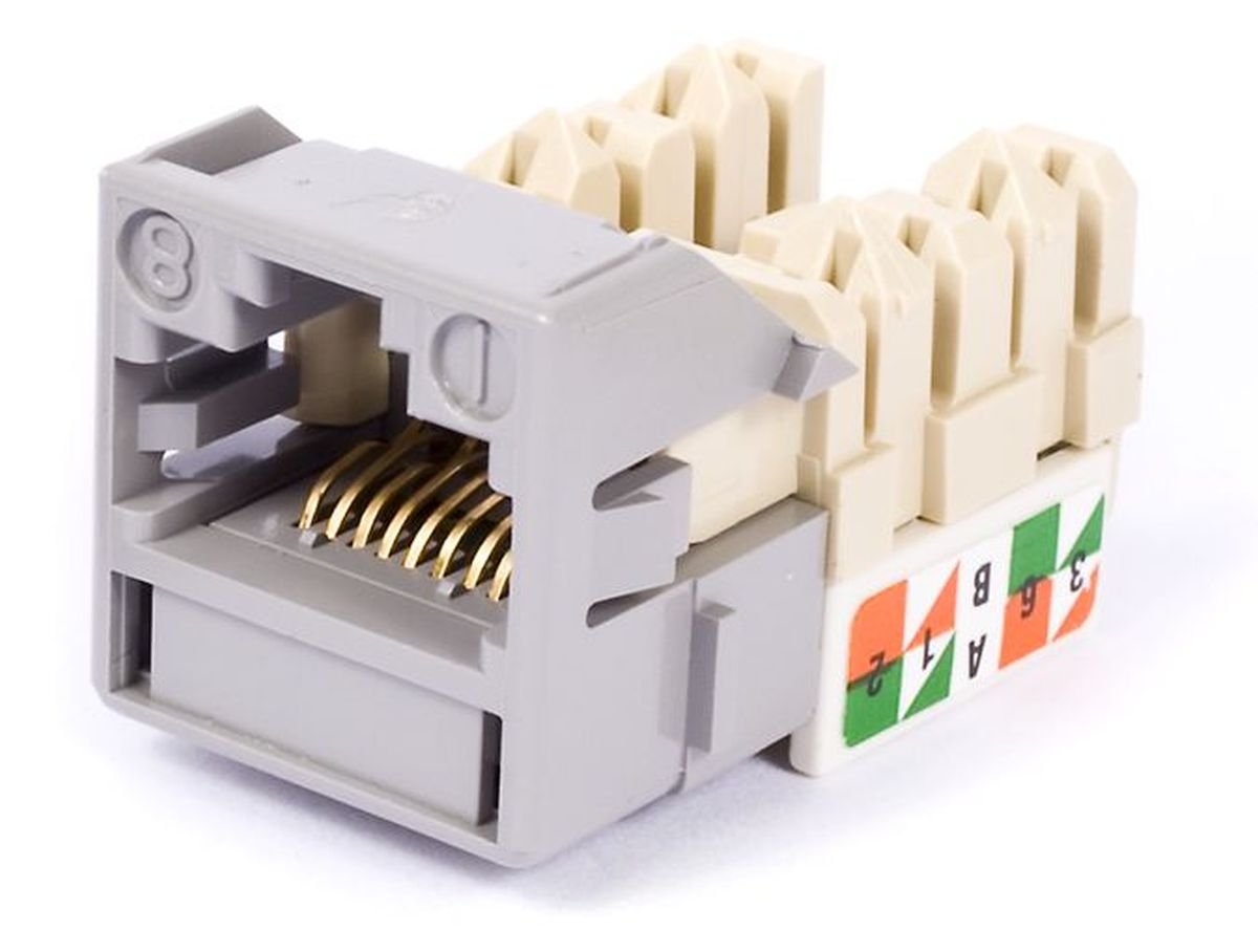 CommScope CC0020891/1 | M-Series Modular Jack, RJ45, Cat6 Unshielded, Gray
