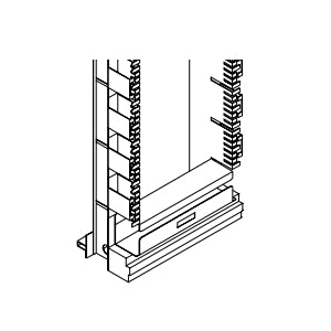 Commscope E-501-L73 | LOWER HORIZONTAL CABLE TROUGH