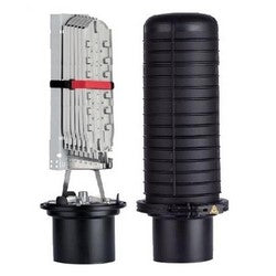 CommScope E43425-000 | Fosc450 D6 Fiber Optic Splice Closure, Gel Cable Sealing, No Pre-Installed Tray, 4 Cable Attach., Three Ground Feedthrough Lugs, With Test Valve