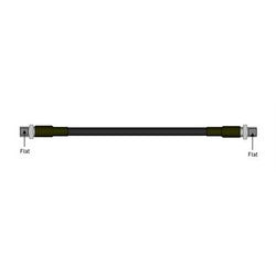 Commscope F1-BNFBNF | Fsj1-50A Jumper With Interface Types N Female Bulkhead And N Female Bulkhead, Variable Length
