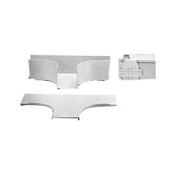 Commscope FGS-CHRT-B | FiberGuide Metal Cover for Horizontal T, 4x6in, Black