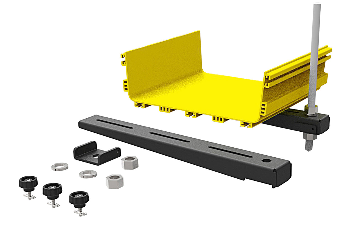 CommScope FGS-HNTR-F-12MM | FiberGuide New Threaded Rod Bracket Kit, 12mm for 4x12in System