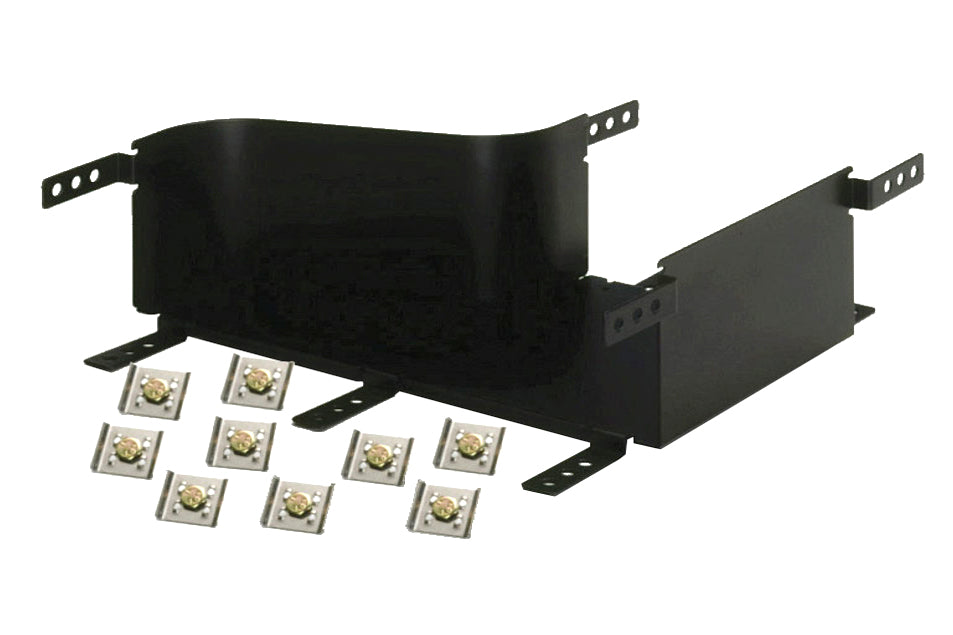 CommScope FGS-MDSA-HF-R | FiberGuide Right Reducer, 4x24 to 4x12in, Black