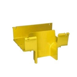 Commscope FGS-MDSP-F-S Downspout, 4 H X 12 W, Fiberguide, Yellow
