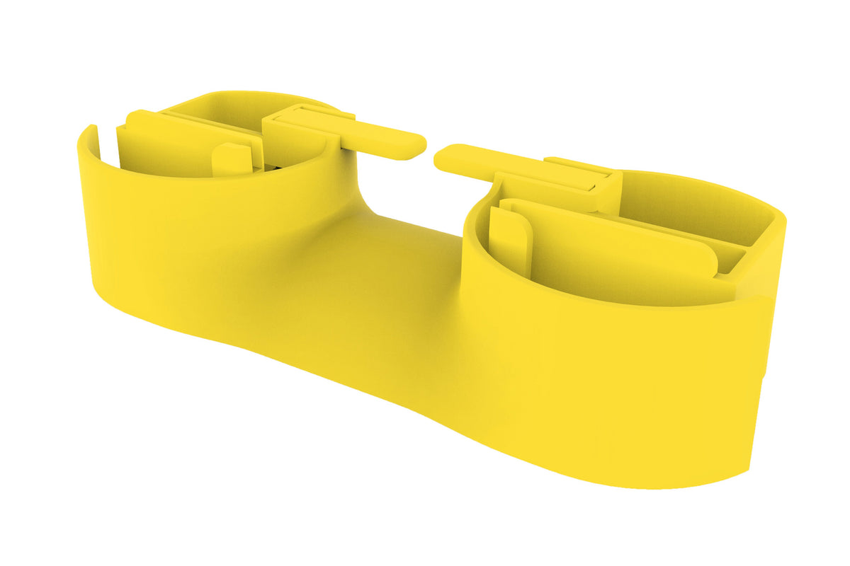 Commscope FGS-VQE22-RWY | FiberGuide 2" 3-Sided Trum, yellow