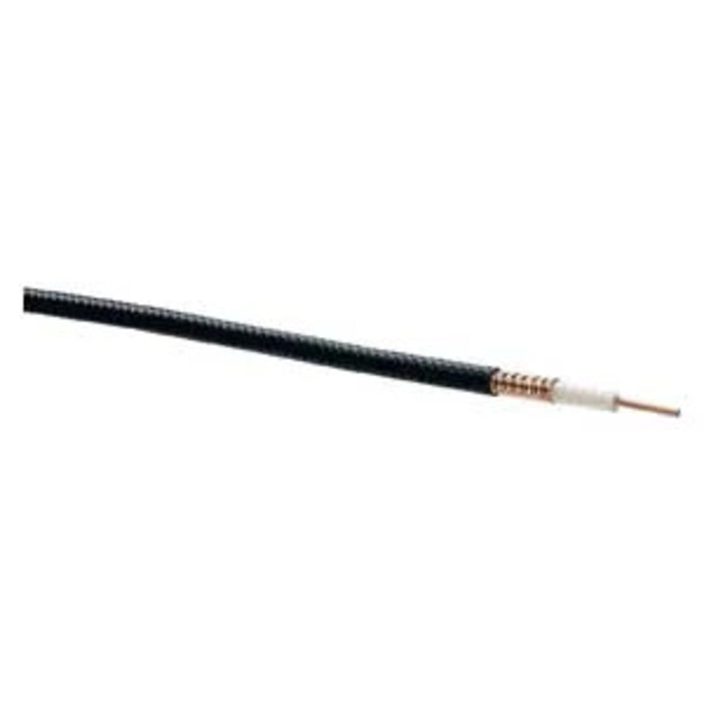 Commscope LDF2-50 Ldf2-50, Heliax Low Density Foam Coaxial Cable, Corrugated Copper, 3/8 In, Black Pe Jacket