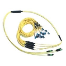 Commscope Systimax Solutions FRXMPMPGD-MAF010 | Array Cable Assembly, Multimode, 12-Fiber, 200’ Cord Length, 10’ Length, Standard Breakout Length, Aqua Jacket, Aqua (Connector A/B)