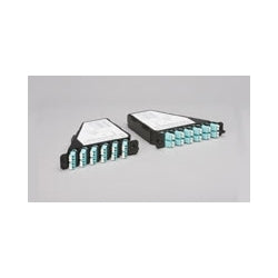 Commscope TFP-24MPLSQ5 | TFP Fiber Optic Module, MPO, 24-Fiber, MPO-LC, singlemode, left, blue