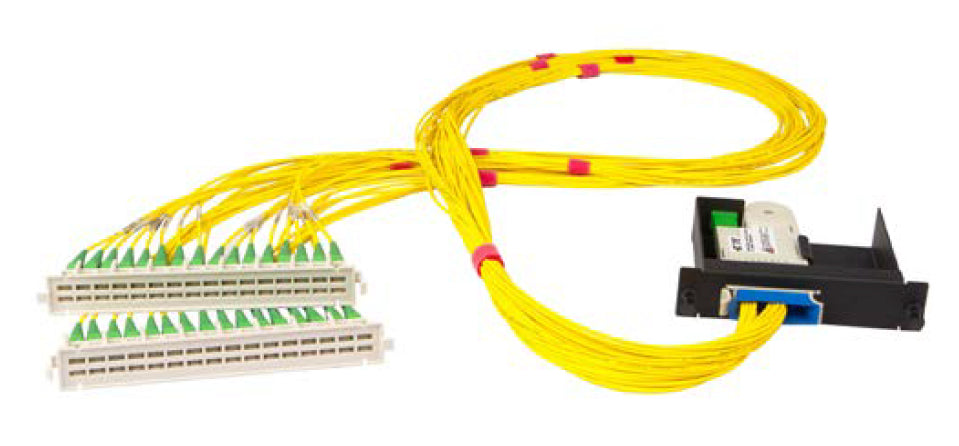 Commscope 2111684-1 | Passive Optical LAN-PON Fiber Splitter Adapter Plate with splitter, 1 x 32