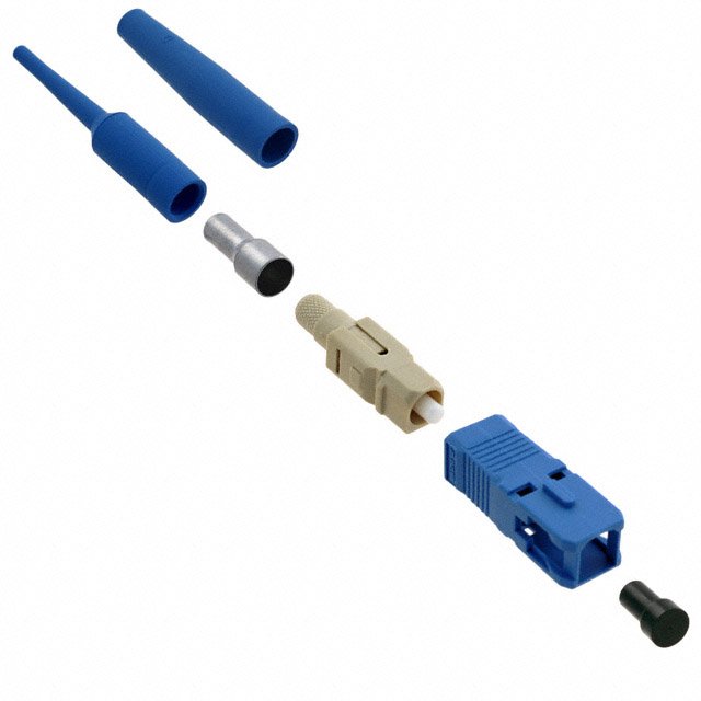 Commscope 5504646-2 | Fiber Optic Connector Kit, singlemode, SC, blue, for 3 mm cable (bulk packaged 250 pieces)