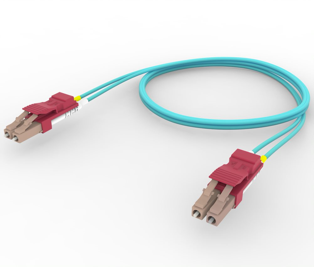 Commscope FDXKGKG42G8F015 | Fiber Patch Cord, 1.6 mm Duplex, Plenum, Red (AC) Locking Clip | Cord Length - 15 Ft