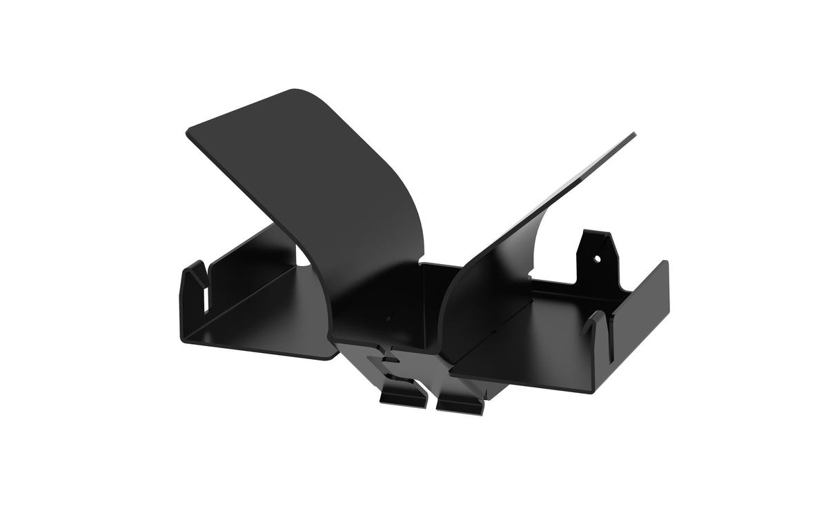 Commscope FGS-HDSI-F/C | FiberGuide Downspout Reducer, 4x12 to 2x2in, Black