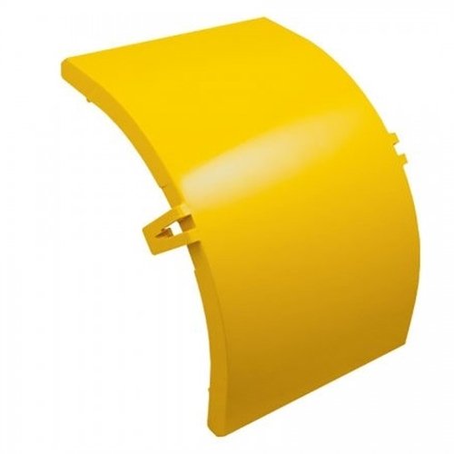 Commscope FGS-SD9E-F | FiberGuide Snap-on Cover for 90° Down Elbow, 4x12in, Yellow
