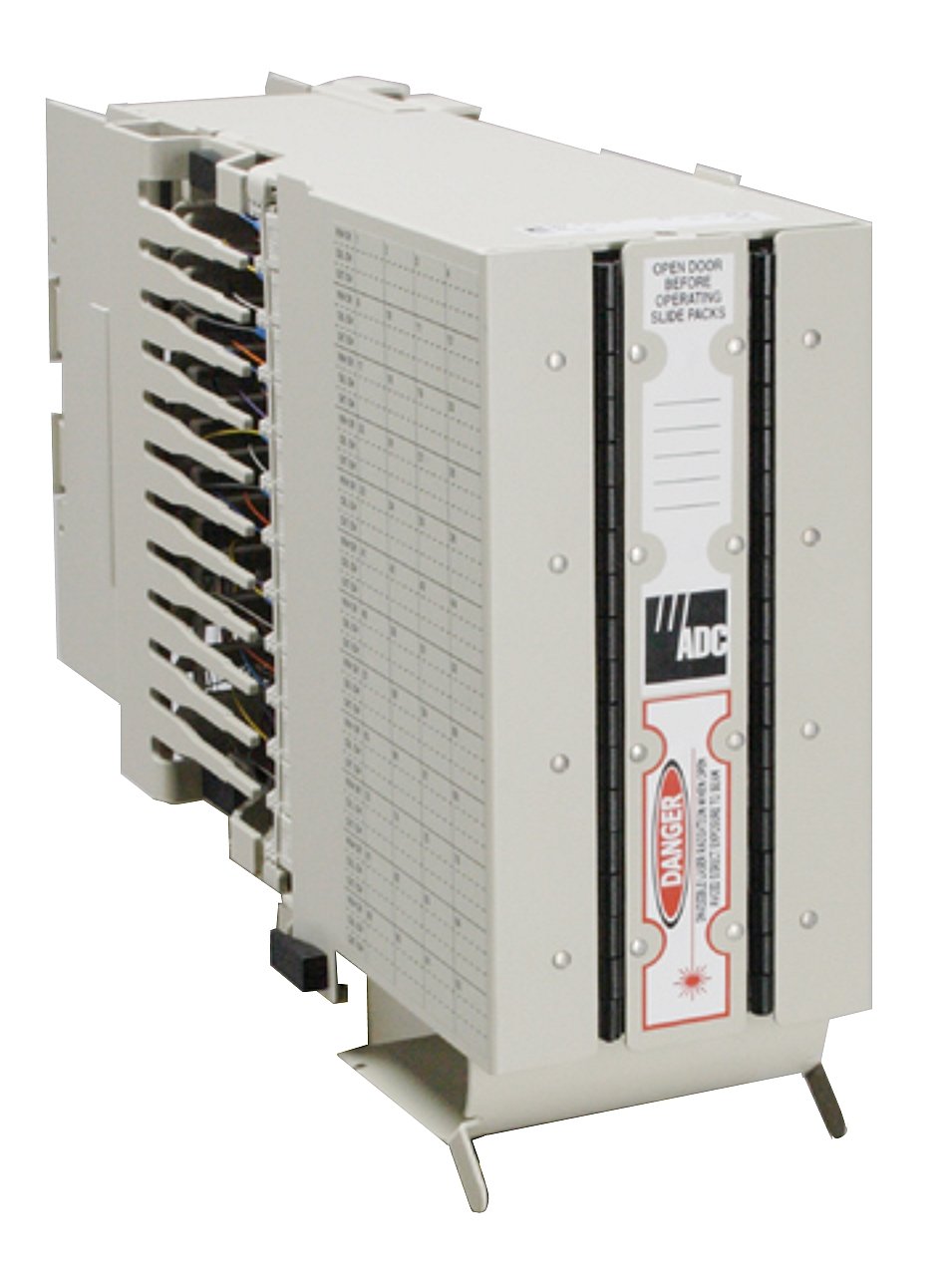 Commscope NGF-TB1MRUL | Next Generation Frame (NGF) Fiber Termination Block, 144 SC/APC, singlemode, right oriented, upward cable exit, putty white