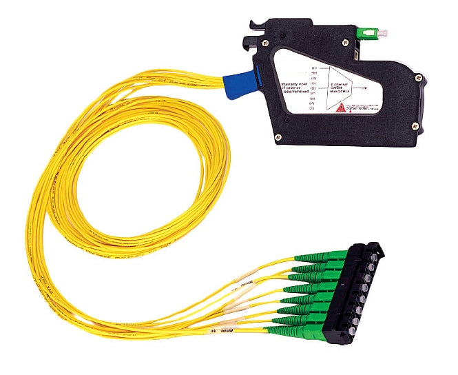 Commscope OLS-MPP12A66 | Passive Optical LAN-PON Optical Splitter Module, angled SC pigtails, 2 x 32 splitter