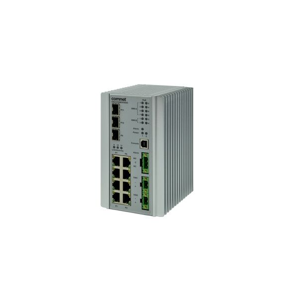 Comnet CNGE3FE8MSPOEK | Industrially Hardened 11 Port Managed Ethernet Switch Kit
