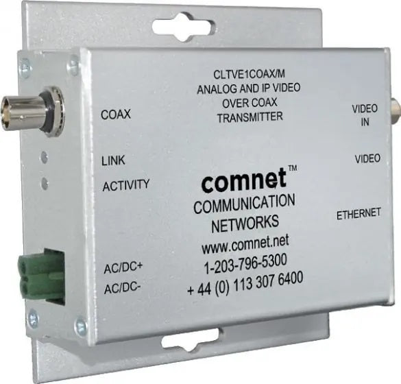 Comnet CLRVE1COAX | Analog and Ip Video Over Coax Receiver
