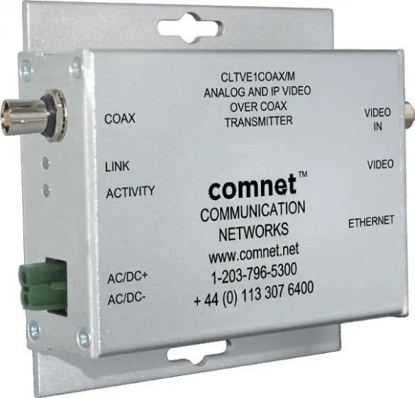 Comnet CLRVE2COAX | Dual Analog and Ip Video Over Coax Receiver