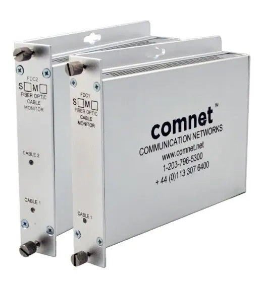Comnet FDC1M | One Channel Fiber Optic Cable Break Monitor, Multimode, 1 Fiber