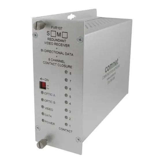 Comnet FVR107S1 | Digitally Encoded Video Receiver, 10-bit + Bi-directional Data Channel