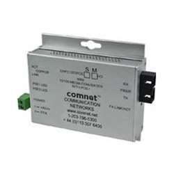 Comnet CNFE1004BPOEM/M | Hardened 100Mbps Media Converter, SC Connector, Multimode, 1 fiber, 48V POE, Power Supply Included, 30 W output