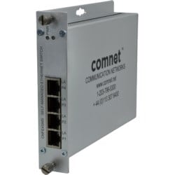 Comnet CNFE4SMS | 4-Port 10/100 Mbps Ethernet Self-Managed Switch 4TX, Up to 100m
