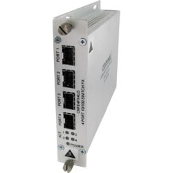 Comnet CNFE4TX4US | 4 Port 100 Mbps Ethernet Unmanaged Switch with 4 TX RJ45 Ports