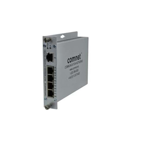 Comnet CNFE5SMSPOE | 10/100TX 5TX Ethernet Self-Managed Switch with PoE