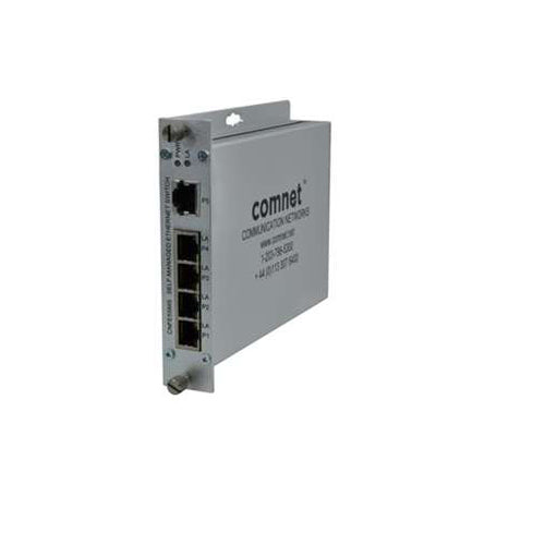 Comnet CNFE5SMS | 5-Port 10/100 Mbps Ethernet Self-Managed Switch, Up to 100m
