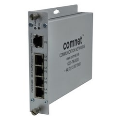 Comnet CNFE5SMS | 5-Port 10/100 Mbps Ethernet Self-Managed Switch, Up to 100m