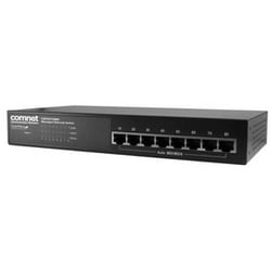 Comnet CWFE8TX8MS | Commercial Grade 8 Port Managed Ethernet Switch with (8) 10/100TX Ports
