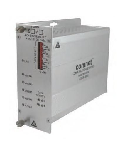 Comnet Communication Networks FVR414M1 4-Channel Digitally Encoded Video Receiv