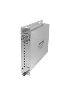 Comnet FDC8NLRS1 | 8-Channel Contact Closure Non-Latching Receiver, Single Mode, 1 Fiber Required, 1 Rack Slot