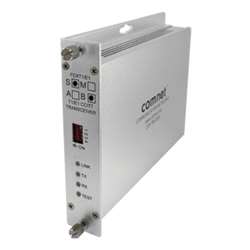Comnet FDXT1E1S1A | T1/E1 Point-to-Point Transreceiver, "A" End, ComFit Size, Single Mode