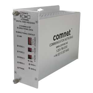 Comnet FVT4012M1 | Transmitter 4 Video/2 Bi-Directional Data/1 Contact Closure, Multimode