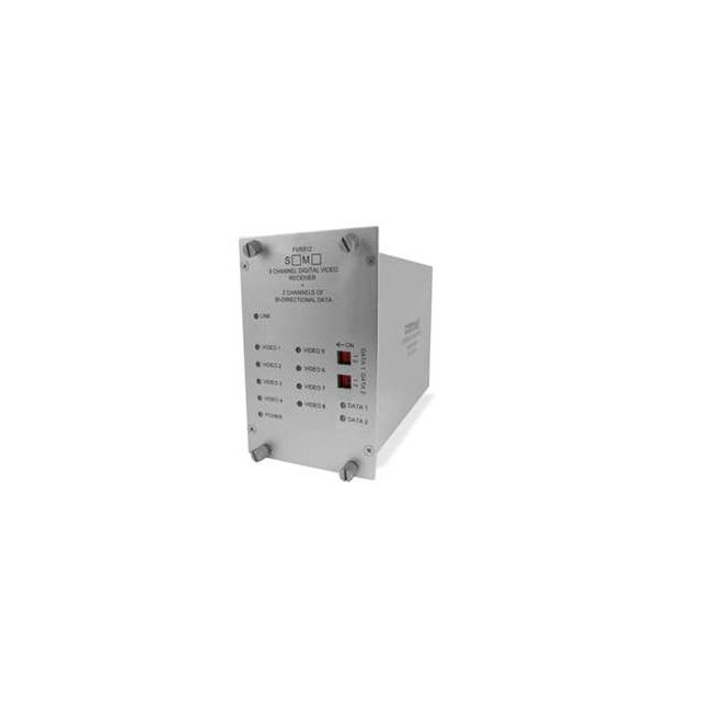 Comnet FVT812M1 | Video Transmitter/Data Transreceiver, Multimode, 1310/1550nm, 8-Channel Digitally Encoded Video, 2 Bi-Directional Data Channels, Bi-Directional Contact Closure