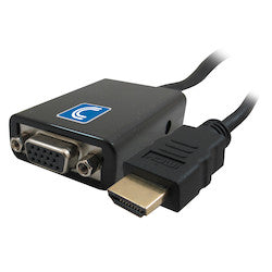 Comprehensive Connectivity HDAM-VGAF | HDMI A Male to VGA Female Converter with Audio