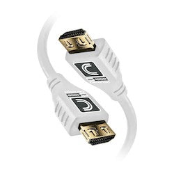 Comprehensive Connectivity MHD48G-9PROWHT | MicroFlex Pro AV/IT Integrator Series Certified Ultra High Speed 8K 48G HDMI Cable with ProGrip White 9ft