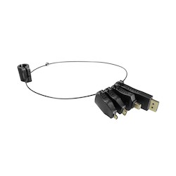 Comprehensive Connectivity RING-2 | Adapter Ring with 4 Adapters: Mini-DP(M) to HDMI(F), HDMI-C(M) to HDMI(F), HDMI-D(M) to HDMI(F), DP(M) to HDMI(F)