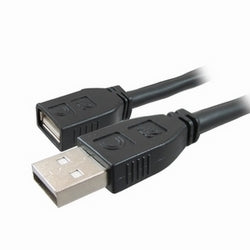 Comprehensive Connectivity USB2-AMF-50PROA | Pro AV/IT Active USB A Male to A Female Cable, 50ft (Center Position)