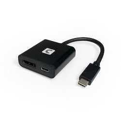 Comprehensive Connectivity USB3C-DP4K-PD | USB-C to DisplayPort Adapter, 4K60 HBR2 with 60W Power Delivery, Female Dongle