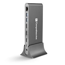 Comprehensive Connectivity VDK-3500 | VersaDock USB-C 4K Triple Display Docking Station with HDMI, DP and Fast Charging up to 100W
