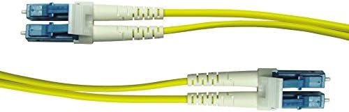 Compulink LCCLCCD1 | 2-Fiber LC to LC Jumper, OM1 62.5/125 µm, Ceramic Tip, 3.3 ft (1 m)