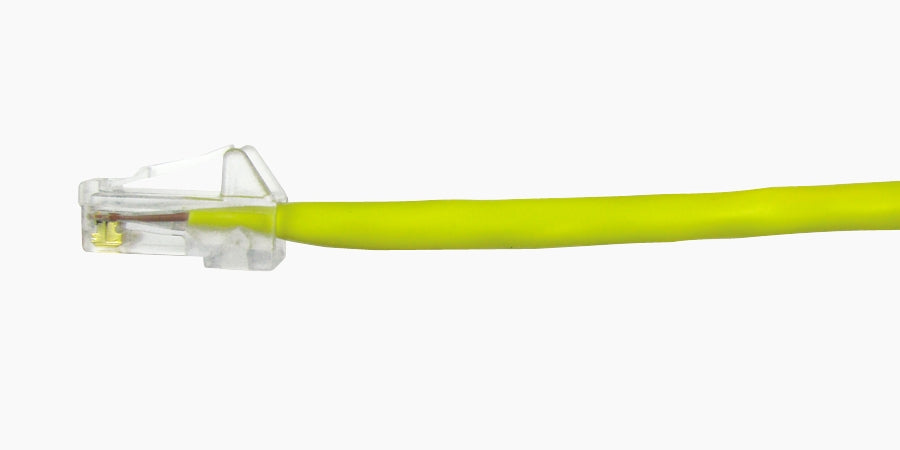 Compulink M88DE3FL505 | Patch Cord, Stranded, 24 AWG, 3 ft., 4-Pair, U/UTP - Unshielded Twisted Pair, Yellow