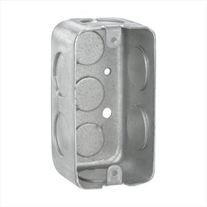 Cooper Crouse-hinds TP594 | Utility Box, Steel, Depth 1.88 in., Number of Knockouts 8 Side; 3 Back, Knockout Size 1/2 in.