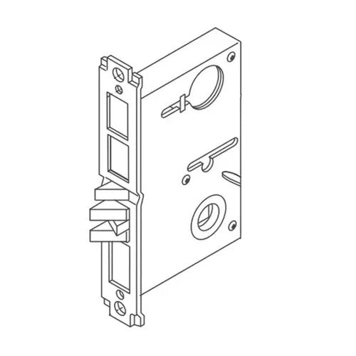 Corbin Russwin 650F67-8LR | Mortise Lock Body Only for ED5650–ED5657, Left Hand Reverse